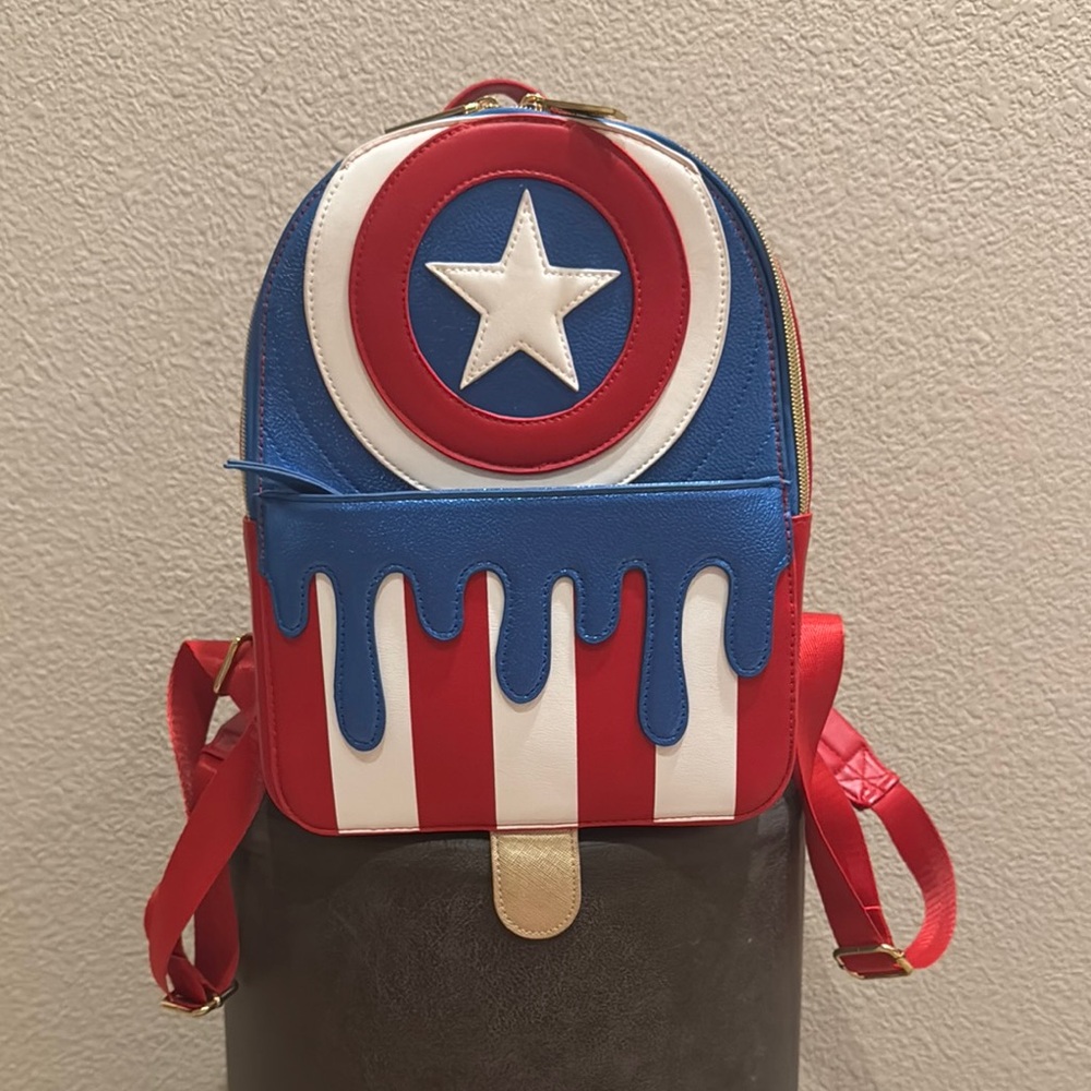 Danielle Nicole Marvel Captain America Ice Cream Mini Backpack